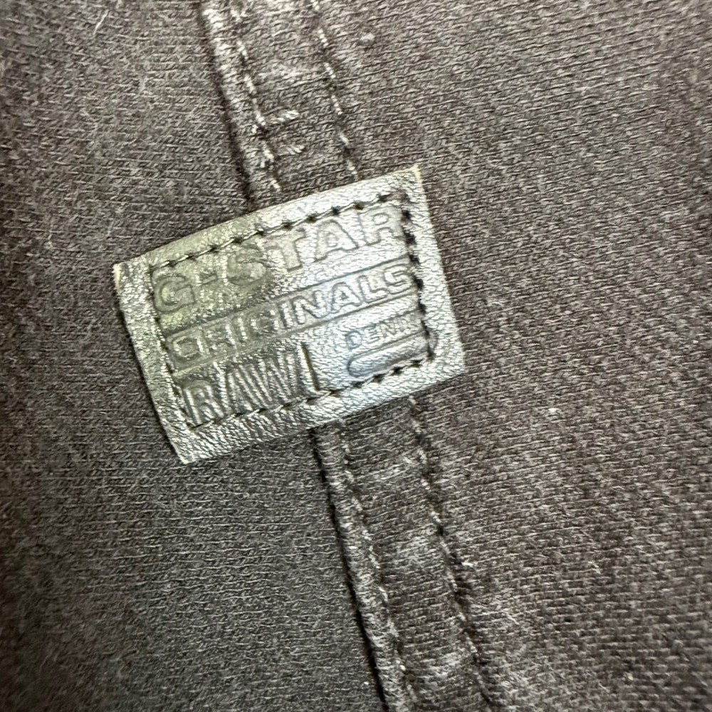 G-STAR RAW A Crotch Sweat 3D Crop Slim Fit Black Blazer Men Large - Picture 5 of 11
